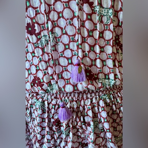 POUPETTE ST BARTH Elsa Floral Mini Dress-Size Medium-Preowned - Picture 5 of 10